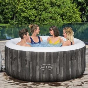 Oppblåsbart boblebad